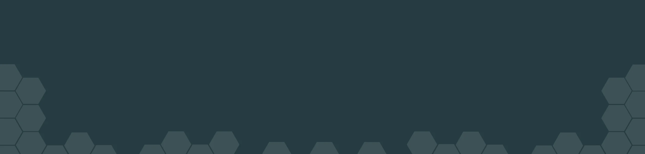 Dark teal banner with subtle honeycomb pattern used as a header background for the endocrinology landing page.